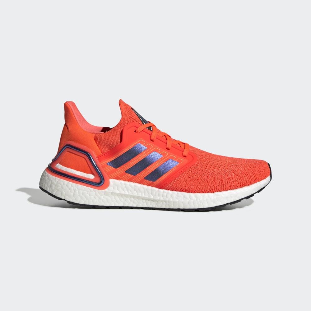 Adidas Men's Ultraboost 20 Running Shoes Red/Blue Purple/White Ireland FV8449